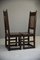 Antique Hall Chairs in Oak, Set of 2 10