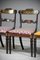 Regency Esszimmerstühle aus Messing mit Intarsien, 4er Set 3