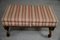 Large Victorian Upholstered Ottoman in Walnut, Image 2