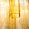 Italian Suspension Lamp in Crystal and Brown Glass, 1990s 8