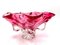 Pink Bowl by Josef Hospodka for Chřibská Glassworks, 1960s, Image 7