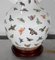 Lámpara con mariposas de porcelana china, 1960, Imagen 12