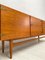 Credenza Mid-Century in noce con dettagli in ottone, anni '60, Immagine 3