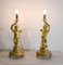 Louis XVI Lampe aus vergoldeter Bronze, 2er Set 24