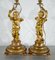 Louis XVI Lampe aus vergoldeter Bronze, 2er Set 6