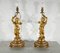 Louis XVI Lampe aus vergoldeter Bronze, 2er Set 1