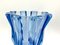 Blue Cubist Vase from Verreries De Scailmont, Belgium, 1930s, Image 3