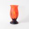 Orange Spatter Glass Vase by Anton Ruckl, 1920s, Image 1
