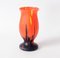 Orange Spatter Glass Vase by Anton Ruckl, 1920s 3