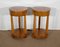 Petites Tables d'Appoint Style Empire en Merisier, 1950s, Set de 2 1