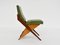 Italienischer architektonischer Stuhl von Campo E Graffi, 1950er 2