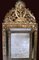 French Napoleon III Style Mirror with Repoussé Crafted Brass Inserts, 1852 5