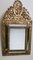 Französischer Spiegel im Napoleon III Stil mit Repoussé Crafted Brass Einsätzen, 1852 2