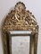 French Napoleon III Style Mirror with Repoussé Crafted Brass Inserts, 1852 7