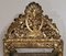 French Napoleon III Style Mirror with Repoussé Crafted Brass Inserts, 1852 9
