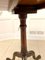 Tavolo antico vittoriano in legno di noce intarsiato, fine XIX secolo, Immagine 7