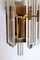 Italian Crystal and Brass Wall Sconces in the Style of Sciolari Gaetano, 1970, Set of 2, Image 10