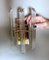 Italian Crystal and Brass Wall Sconces in the Style of Sciolari Gaetano, 1970, Set of 2 18