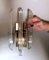 Italian Crystal and Brass Wall Sconces in the Style of Sciolari Gaetano, 1970, Set of 2, Image 17