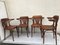 Vintage Beech Armchairs, 1950s, Set of 4, Image 1