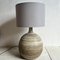 Studio Pottery Table Lamp with Organic Ribbed Detailing 5