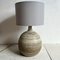 Studio Pottery Table Lamp with Organic Ribbed Detailing 3