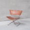 Mid-Century Leather & Steel Z-Down Lounge Chair by Erik Magnussen for Torben Ørskov, Image 8