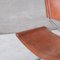 Mid-Century Leather & Steel Z-Down Lounge Chair by Erik Magnussen for Torben Ørskov, Image 6