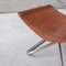 Mid-Century Leather & Steel Z-Down Lounge Chair by Erik Magnussen for Torben Ørskov 3