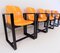 Orange Office Chairs, 1972, Set of 6 4