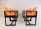 Chaises de Bureau Orange, 1972, Set de 6 2