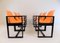 Orange Office Chairs, 1972, Set of 6 2