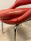 Chaises de Jeu Vintage en Rouge, Set de 4 16