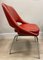 Chaises de Jeu Vintage en Rouge, Set de 4 11