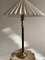 Antique Black Lacquer and Brass Column Table Lamp 7