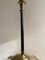 Antique Black Lacquer and Brass Column Table Lamp 10