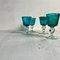 Marine Blue Wine Glasses from Mdina, Set of 4 9