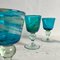 Marine Blue Wine Glasses from Mdina, Set of 4 7