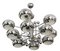 Italian Chrome Chandelier from Reggiani, 1970s, Image 2