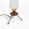 Vintage Table Lamp in Opaline Glass, 1960s 5