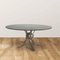Space Age Coffee Table in Chrome and Smoked Glass, 1960s 1