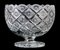 Large Hand-Cut Crystal Vase Centerpiece 1