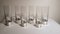 Bicchieri vintage fatti a mano in argento e cristallo Luxion di RCR, 1980, set di 6, Immagine 5
