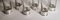 Vasos florentinos vintage de plata y cristal Luxion de RCR, 1980. Juego de 6, Imagen 12