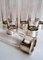 Vintage Florentine Handcrafted Silver and Luxion Crystal Glasses from R.C.R, 1980, Set of 6 10
