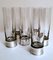 Vintage Florentine Handcrafted Silver and Luxion Crystal Glasses from R.C.R, 1980, Set of 6 8