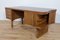 Art Deco Freestanding Walnut Desk, 1940s 14