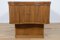 Art Deco Freestanding Walnut Desk, 1940s 8