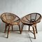 Italian Bamboo Hoop Chairs, Set of 2, Image 3