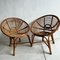 Italian Bamboo Hoop Chairs, Set of 2 1